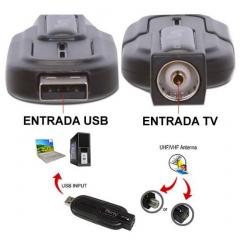 Tarjeta Captadora de Televisión Analógica USB TV Stick III KWORLD